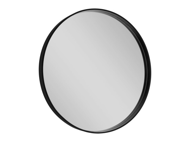 NOTION okrúhle zrkadlo v ráme ø 70cm, čierna mat