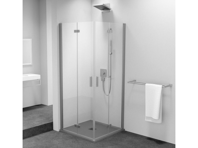 Obdĺžnikový sprchový kút ZOOM 800x900 mm, rohový vstup