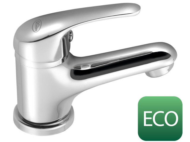 AQUALINE 35 umývadlová batéria bez výtoku, ECO kartuša, chróm