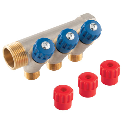 Sanitárny rozdeľovač 1" x 1/2", 2-cestný