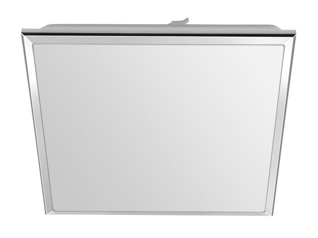 SILVER stropné LED svietidlo 28x28cm, 10W, 230V, 3000K/4000K/6500K, IP44, chróm