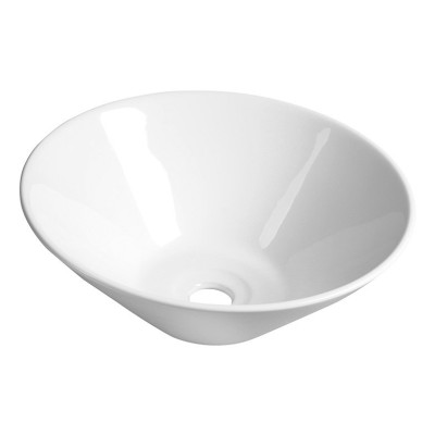 Keramická umývadlová doska COMILLAS, 42x15 cm, biela