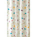 Sprchový záves 180x200cm, polyester, kvetovaný