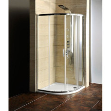 AKCIA štvrťkruhová sprchová zástena 900x900x1900mm, číre sklo