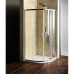 AKCIA štvrťkruhová sprchová zástena 900x900x1900mm, číre sklo