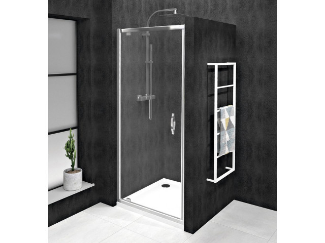 SIGMA SIMPLY sprchové dvere otočné 780-820 mm, číre sklo
