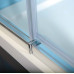 EASY LINE viacstenné sprchovací kút 900-1000x800mm, pivot dvere, L / P variant, číre sklo