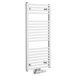 DIRECT vykurovacie teleso so stredovým pripojením 450x960 mm, 447 W, biela
