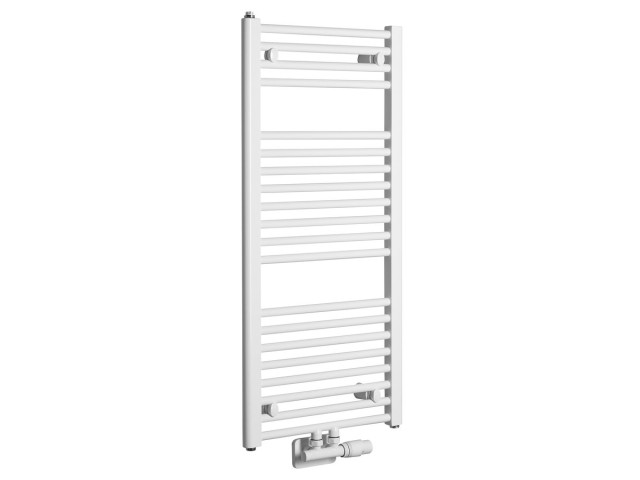 DIRECT vykurovacie teleso so stredovým pripojením 450x960 mm, 447 W, biela