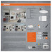 Stropné svietidlo ORBIS BACKLIGHT, 350 × 350 mm, Wi-Fi RGB + stmievateľné, OSRAM, 2800 lm, 28 W, IP20, biele Stropné svietidlo ORBIS BACKLIGHT, 350 × 350 mm, Wi-Fi RGB + stmievateľné, OSRAM, 2800 lm, 28 W, IP20, biele