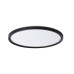 AZPO stropné LED svietidlo, ø 290 mm, 18,5 W, IP54, čierna matná