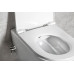 INFINITY závesná WC misa Rimless, integrovaný ventil a bidet. spŕška, 36,5x53 cm, biela