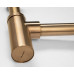 Sifón k umývadlu 5/4", výstup 32 mm, okrúhly, matná meď