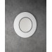 LUMIRO STRIP okrúhle zrkadlo s LED osvetlením v ráme ø 90 cm, biela matná