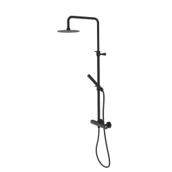 ULTRAMIX tělo sprchového sloupu s pákovou baterií, černá mat