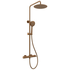 Sprchový stĺp ICONIC s pákovou batériou, matná meď