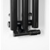 Vykurovacie teleso PILON 196x1800mm, s tromi háčikmi na uteráky, čierna podložka