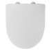 WC sedadlo DARIO, Slim, Soft Close, duroplast, biele