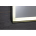 SORT LED podsvietené zrkadlo 100x70cm, matná čierna