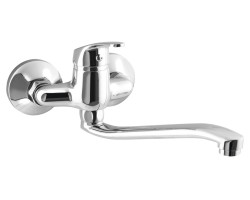 AQUALINE 35 nástenná batéria rozteč 100mm, ramienko ploché zvýšené, chróm