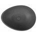 PUNC betónové umývadlo vrátane výpuste, 53x39 cm, čierny granit