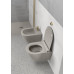 PURA závesná WC misa, Swirlflush, 36x50cm, tortora dual-mat
