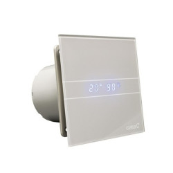 E-100 GSTH kúpeľňový ventilátor axiálny s automatom, 4W / 8W, potrubia 100mm, strieb