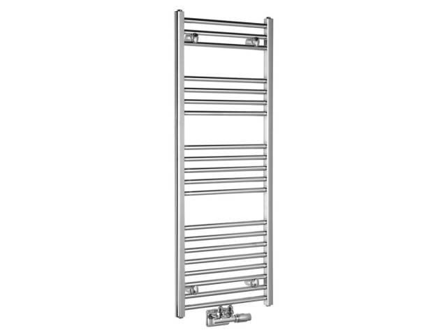 Vykurovacie teleso ALYA rovné 400x1188mm, stredové pripojenie, chróm