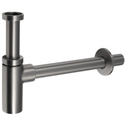Umyvadlový sifon 5/4", odpad 32mm, kulatý, gun metal Umyvadlový sifon 5/4", odpad 32mm, kulatý, gun metal