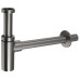 Umyvadlový sifon 5/4", odpad 32mm, kulatý, gun metal Umyvadlový sifon 5/4", odpad 32mm, kulatý, gun metal