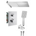 KIMURA podomítkový sprchový set s termostatickou batériou, box, 3 výstupy, chróm