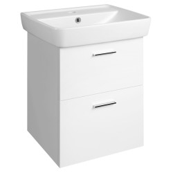 Umyvadlová skrinka ZOJA so zásuvkami, 41,5 x 50 x 35,5 cm, biela