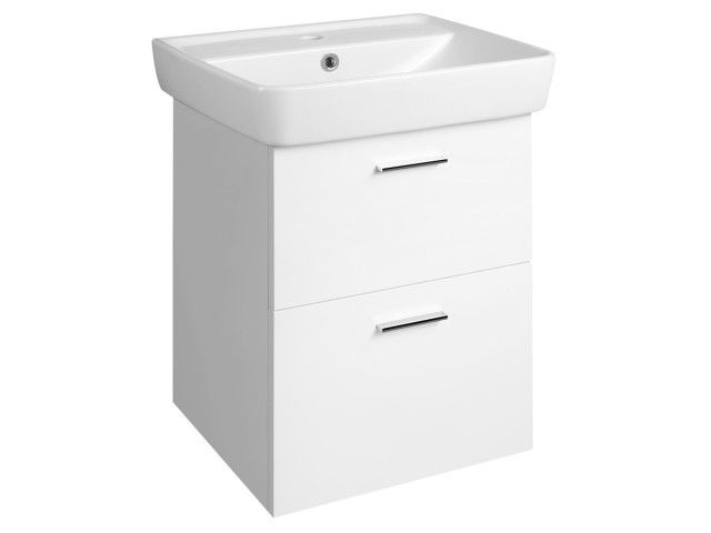 Umyvadlová skrinka ZOJA so zásuvkami, 41,5 x 50 x 35,5 cm, biela