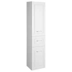 Favole vysoká skrinka košom 40x184x31cm, biela mat