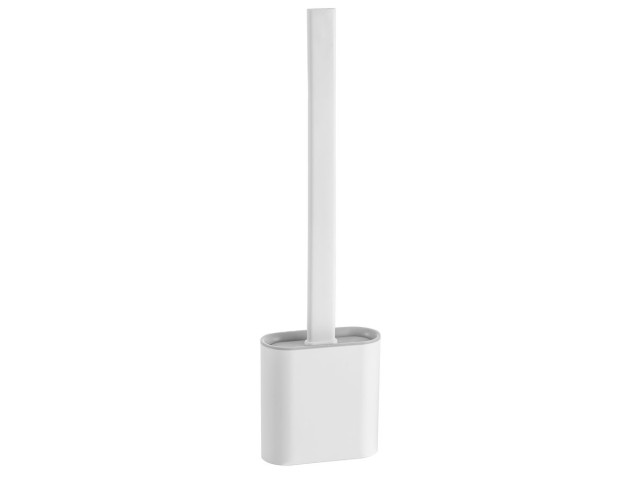 SANA WC silikónová kefa na zavesenie/postavenie, biela matná