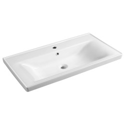 SAVA 90 keramické umývadlo na montáž do skrinky 90 x 46 cm, biele