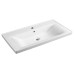 SAVA 90 keramické umývadlo na montáž do skrinky 90 x 46 cm, biele