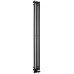 Vykurovacie teleso PILON 196x1800mm, s tromi háčikmi na uteráky, čierna podložka