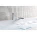 Ručná sprcha, hranatá, 220mm, ABS / chróm