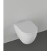 INFINITY závesná WC misa, Rimless, 36,5x53cm, biela mat