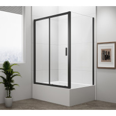 DEEP BLACK obdélníkový sprchový kout 1100x750mm L/P varianta, čiré sklo