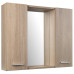 ZOJA/KERAMIA FRESH STRIP galéria s LED osvetlením, 70x60x14cm, dub platina