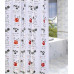 Sprchový záves 180x180cm, vinyl, mačky