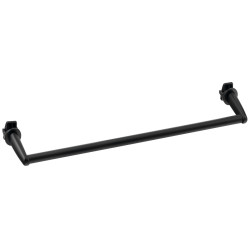 Sušiak na uteráky pre radiátory, 46 cm, rovný, matná čierna
