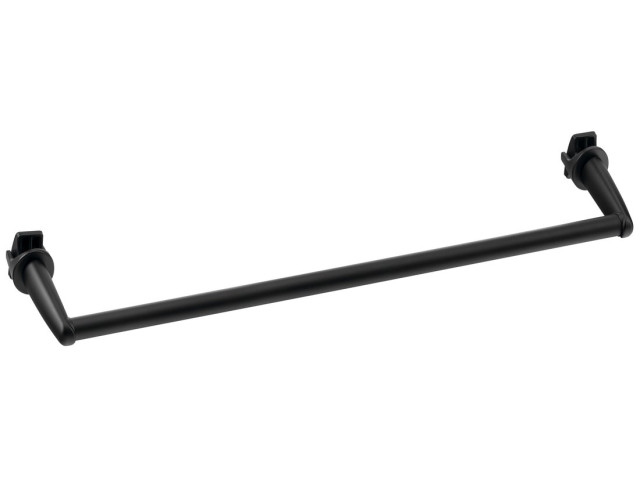 Sušiak na uteráky pre radiátory, 46 cm, rovný, matná čierna