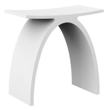 KORAL kúpeľňová stolička 43x43x23,5 cm, pevný povrch, matná biela KORAL kúpeľňová stolička 43x43x23,5 cm, pevný povrch, matná biela