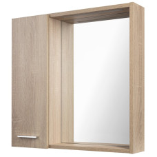 ZOJA/KERAMIA FRESH STRIP galéria s LED osvetlením, 60x60x14cm, ľavá, dub platina