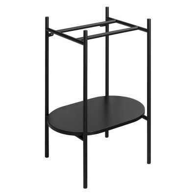 PUNO podstavec pod umývadlo 550x795x396mm, čierna