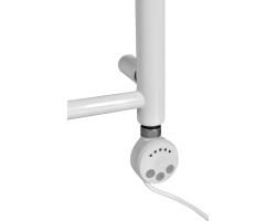 Elektrické vykurovacie teleso s termostatom, 800 W, biele