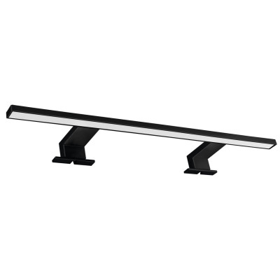 LED svietidlo SERAPA, 9 W, 230 V, 600 x 40 x 100 mm, IP44, hliník, matná čierna farba